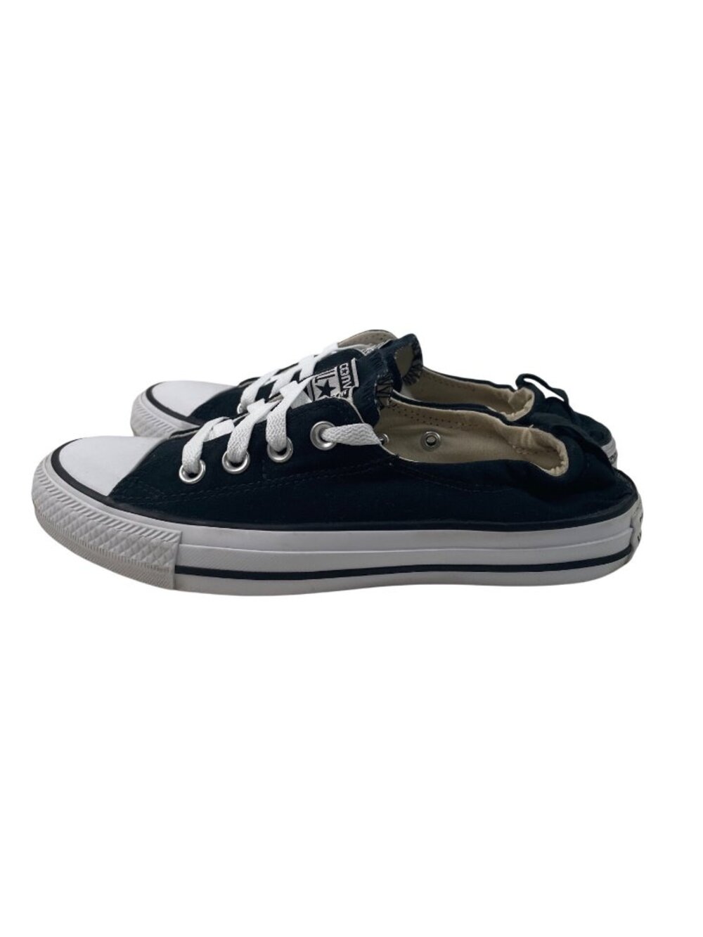 Converse Chuck Taylor Shoreline Slip-On Shoes Black Womens Size 7 Sneakers